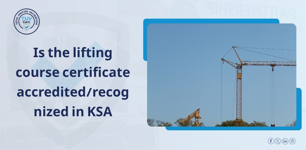 Inspection Services and Their Role in Lifting Course Certificate Recognition
