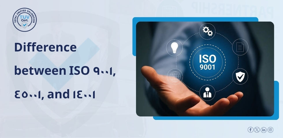 Key Differences Between ISO 9001, ISO 14001, and ISO 45001